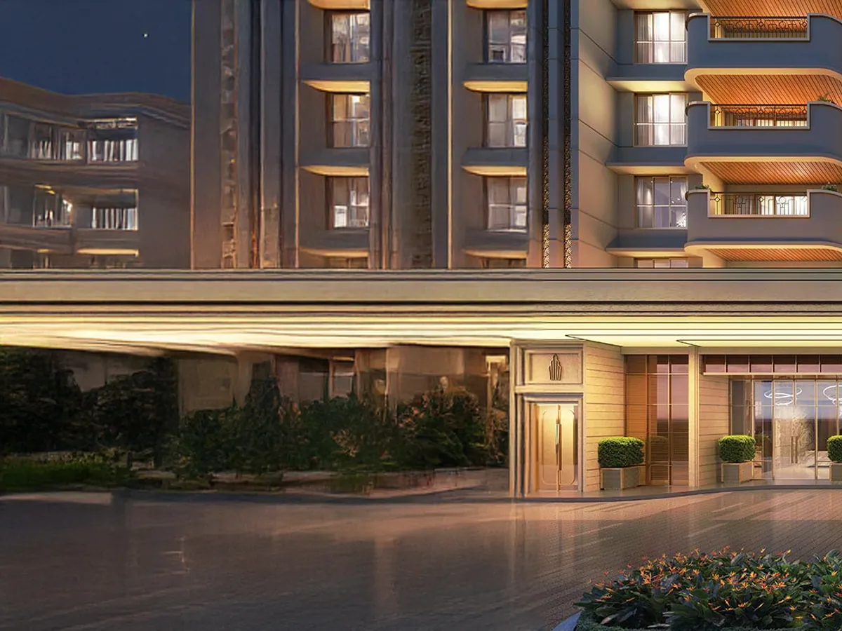 Luxury tower facade - GB Jacob & Co Residences, Airport Road Mohali (representative image)